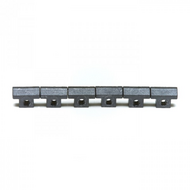 Набор седел SS Classics для Tune-o-matic ABR-1, Graphtech PS-8400-00, 6 струн, черный