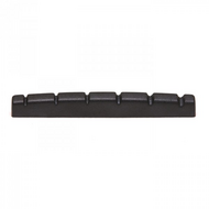 Graphtech TUSQ XL PT-5042-00 верхний порожек для Strat, 42 мм, плоский низ, черный (41.98х3.22х4.98x35.25mm)