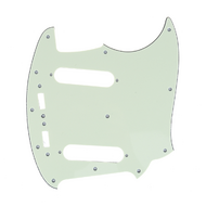 Пластиковая панель, трехслойная, Fender Mustang Japan, Musiclily MX1403MT, зеленый мятный