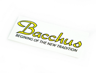 Наклейка декаль на голову грифа гитары "Bacchus" Струнки.ру