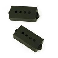 Набор из двух крышек звукоснимателя для сингла, Precision Bass HOSCO OD-PB-CB, черная
