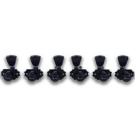 Колки 3+3 Kluson Revolution KRGL-3-B, локовые, чёрные
