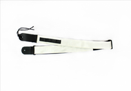 Ремень для гитары, белый, MEZZO MZ-RG-5wh 