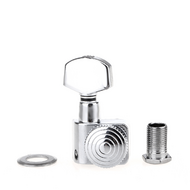 Колки 6 в линию, локовые Musiclily MX1720CR-6 Loking, хром