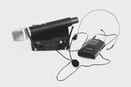Двухканальная радиосистема LAudio PRO2-MH, с ручным передатчиком и головным микрофоном