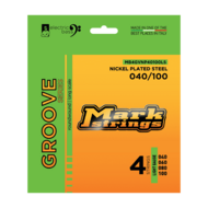 Струны для 4-струнной бас-гитары, никель-сталь, Markbass Groove Series MB4GVNP40100LS - (40-100)