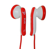 Наушники вкладыши Fischer Audio JB-One-RW JB Series, красный/белый
