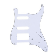 Панель для оригинального Fender Stratocaster HSS US, Musiclily MX1382WH, трехслойная, белая