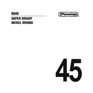 Одиночная струна для бас-гитары Dunlop DBSBN45 45