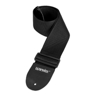 Ремень для бас гитары Rockstrap RST NB WARWICK B, лого Warwick, чёрный