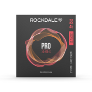 Струны для классической гитары ROCKDALE PRO Silver Nylon Hard 28-45
