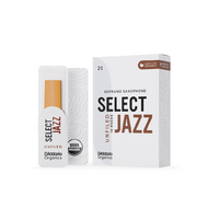Трости для саксофона сопрано, 2S (10 шт) D'Addario ORRS10SSX2S Organic Select Jazz Unfiled