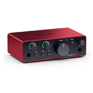 Аудио интерфейс USB, 2 входа-2 выхода, Focusrite Scarlett-Solo-4th-gen