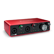 Аудио интерфейс USB, 4 входа-4 выхода, Focusrite Scarlett-4i4-3rd-gen