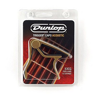 Каподастр DUNLOP 83CG для акустической гитары, золото